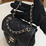 Chanel, 23S Backpack, Small, Black, Very Very Like New - Image 21