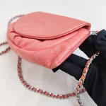 Chanel, Halfmoon Woc Chain Bag, , Pink, Very Very  Good - Image 3