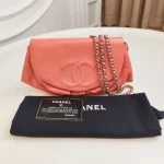 Chanel, Halfmoon Woc Chain Bag, , Pink, Very Very  Good - Image 30