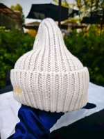 Louis Vuitton, LV Vers Beanie, S, Cream, Like New - Image 6
