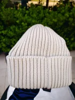 Louis Vuitton, LV Vers Beanie, S, Cream, Like New - Image 13