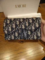 Dior, Saddle Pouch with Belt, , Blue, Very Very  Good - Image 8