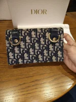 Dior, Saddle Pouch with Belt, , Blue, Very Very  Good - Image 12