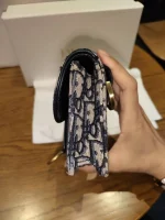 Dior, Saddle Pouch with Belt, , Blue, Very Very  Good - Image 15