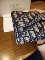 Dior, Saddle Pouch with Belt, , Blue, Very Very  Good - Image 19