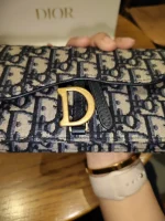 Dior, Saddle Pouch with Belt, , Blue, Very Very  Good - Image 21