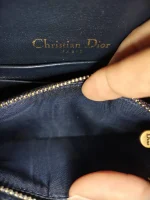Dior, Saddle Pouch with Belt, , Blue, Very Very  Good - Image 27
