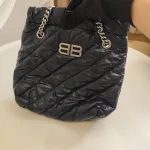 Balenciaga, Crush Small Tote Bag, Small, Black, Very Very Like New - Image 7