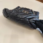 Balenciaga, Crush Small Tote Bag, Small, Black, Very Very Like New - Image 9