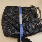 Balenciaga, Crush Small Tote Bag, Small, Black, Very Very Like New - Image 16