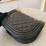 Chanel, Boy Chanel Messenger Bag,  8", Black, Very Very  Good - Image 2