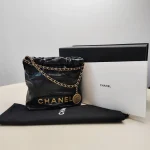 Chanel, 22 Mini Bag, Mini, Black, Very Very  Good - Image 3