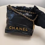 Chanel, 22 Mini Bag, Mini, Black, Very Very  Good - Image 4