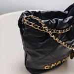 Chanel, 22 Mini Bag, Mini, Black, Very Very  Good - Image 10