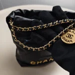 Chanel, 22 Mini Bag, Mini, Black, Very Very  Good - Image 16