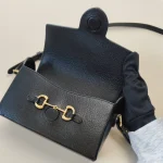 Gucci, Horsebit 1955 Shoulder Bag, , Black, Very Very  Good - Image 17