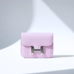 Hermes, Constance Slim Wallet, , Pink, Very Very  Good