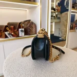 Chanel, Boy Chanel Messenger Bag,  8", Black, Very Very  Good - Image 5