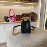 Chanel, Boy Chanel Messenger Bag,  8", Black, Very Very  Good - Image 15