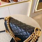 Chanel, Boy Chanel Messenger Bag,  8", Black, Very Very  Good - Image 17