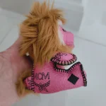 MCM, Charm Bag, Mini, Pink, Very Good - Image 5