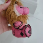 MCM, Charm Bag, Mini, Pink, Very Good - Image 11