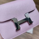 Hermes, Constance Slim Wallet, , Pink, Very Very  Good - Image 3