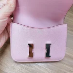 Hermes, Constance Slim Wallet, , Pink, Very Very  Good - Image 13