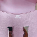 Hermes, Constance Slim Wallet, , Pink, Very Very  Good - Image 15