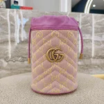 Gucci, GG Marmont Mini Bucket Bag, Mini, Purple, Very Good - 图片 2