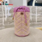Gucci, GG Marmont Mini Bucket Bag, Mini, Purple, Very Good - 图片 3