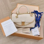 Louis Vuitton, Nano Madeleine Monogram Empreinte, Nano, White, Very Very  Good - Image 15
