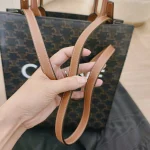 Celine, Small Vertical Cabas Bag, Small, Brown, Very Like New - Image 17