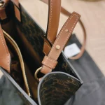 Celine, Small Vertical Cabas Bag, Small, Brown, Very Like New - Image 19
