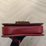Gucci, Horsebit 1955 Shoulder Bag, , Red, Very Good - Image 7