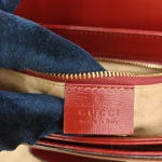 Gucci, Horsebit 1955 Shoulder Bag, , Red, Very Good - Image 11