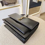 YSL, Sunset Medium Bag, Medium, Black, Very Very  Good - Image 7