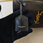 YSL, Sunset Medium Bag, Medium, Black, Very Very  Good - Image 10