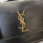 YSL, Sunset Medium Bag, Medium, Black, Very Very  Good - Image 12