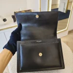 YSL, Sunset Medium Bag, Medium, Black, Very Very  Good - Image 13