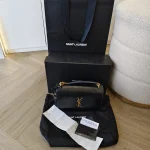 YSL, Sunset Medium Bag, Medium, Black, Very Very  Good - Image 22