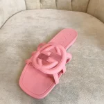 Gucci, Gucci rubber slide sandals, 37, Pink, Very Very  Good - Image 13