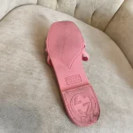 Gucci, Gucci rubber slide sandals, 37, Pink, Very Very  Good - Image 18