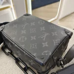 Louis Vuitton, Mini Soft Trunk, Mini, Black, Like New - Image 11