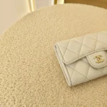 Chanel, Classic Flap Card Holder, , Gray, Very Very  Good - Image 4
