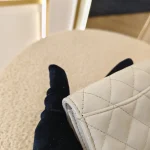 Chanel, Classic Flap Card Holder, , Gray, Very Very  Good - Image 9