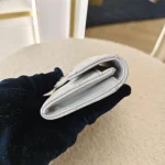 Chanel, Classic Flap Card Holder, , Gray, Very Very  Good - Image 16
