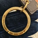 Louis Vuitton,  Louis Vuitton x NBA Letters Tab Key Holder & Bag Charm, , Brown, Very Very  Good - Image 7