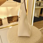 Prada, Vitello Daino Bucket Bag, , White, Very Good - Image 3
