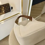 Prada, Vitello Daino Bucket Bag, , White, Very Good - Image 7